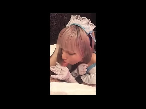 ❤️ Idolo giapponese [mayuka], costume da cameriera francese, parte 1, pompino e masturbazione con lozione Sessu à co.mailkassa.ru ️❤